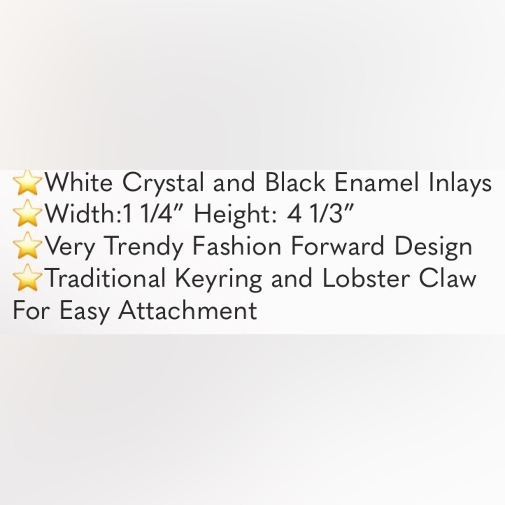 No 5 Parfum Clear Crystal Jewel Bag Charm | Perfume Bottle Lux | Keys | Keychain - Picture 4 of 4